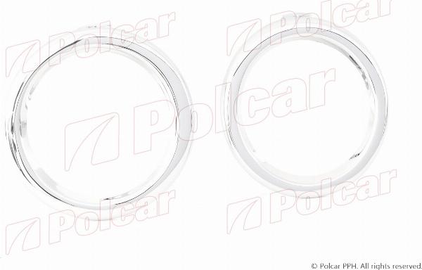 Polcar 60A12720 - Рама, протитуманні фари autocars.com.ua