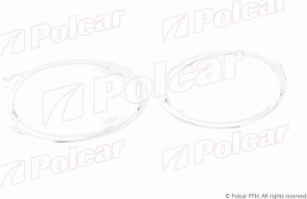 Polcar 60C229-4 - Рама, протитуманні фари autocars.com.ua