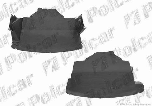 Polcar 60N134-5 - Кожух двигуна autocars.com.ua