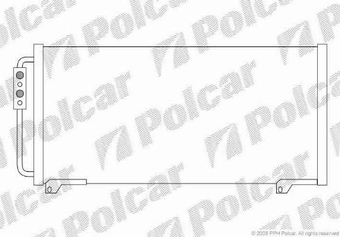 Polcar 6319K8C1S - Конденсатор, кондиціонер autocars.com.ua