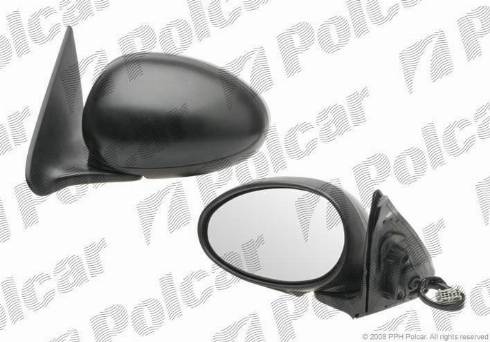 Polcar 6345514M - Зовнішнє дзеркало autocars.com.ua