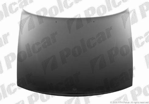 Polcar 652203 - Капот двигателя avtokuzovplus.com.ua