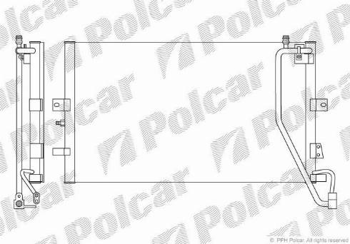 Polcar 6523K82X - Конденсатор кондиционера autodnr.net