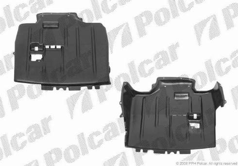 Polcar 6713347Q - Кожух двигуна autocars.com.ua
