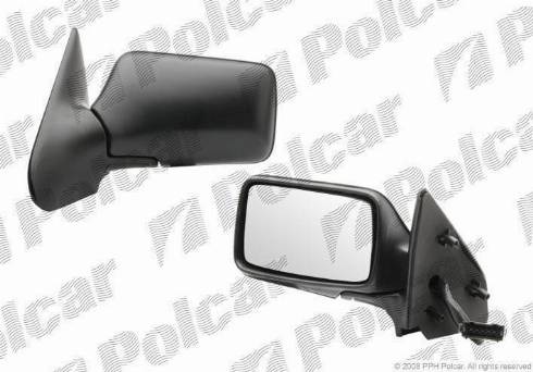 Polcar 6713514E - Зеркальное стекло, наружное зеркало avtokuzovplus.com.ua