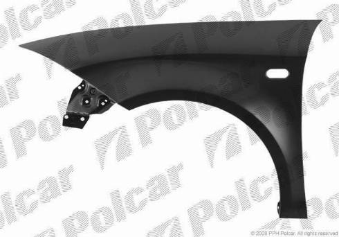 Polcar 672402 - Крило autocars.com.ua