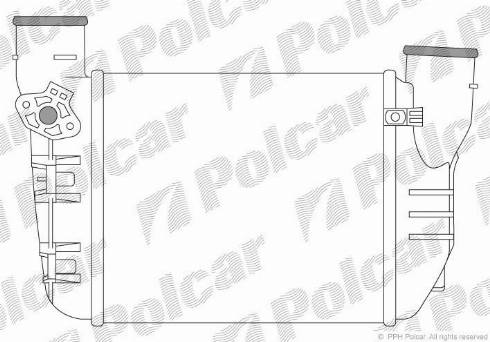 Polcar 6740J81X - Интеркулер autocars.com.ua