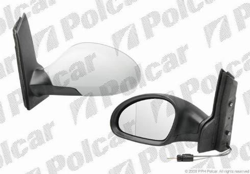 Polcar 6755522M - Зовнішнє дзеркало autocars.com.ua