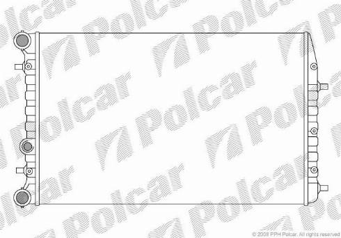 Polcar 691308-3 - Радиатор, охлаждение двигателя autodnr.net