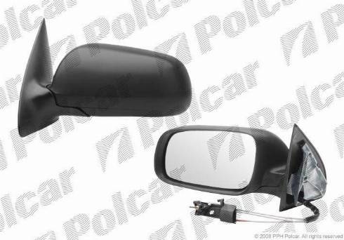 Polcar 6913511E - Зовнішнє дзеркало autocars.com.ua