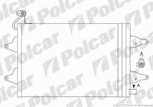 Polcar 6913K81X - Конденсатор, кондиціонер autocars.com.ua