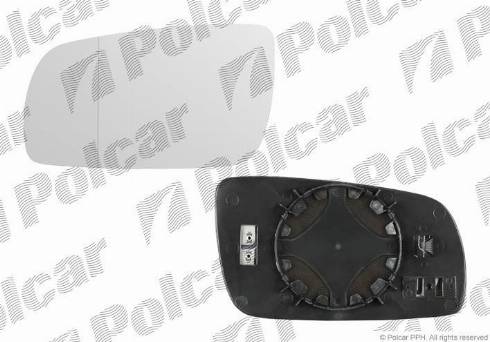 Polcar 6920547M - Дзеркальне скло, зовнішнє дзеркало autocars.com.ua