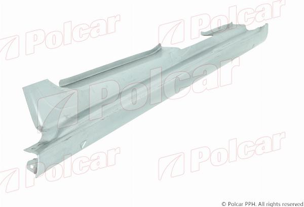 Polcar 69B141-K - Підніжка, накладка порога autocars.com.ua