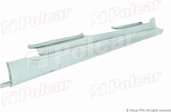 Polcar 69B142-K - Підніжка, накладка порога autocars.com.ua