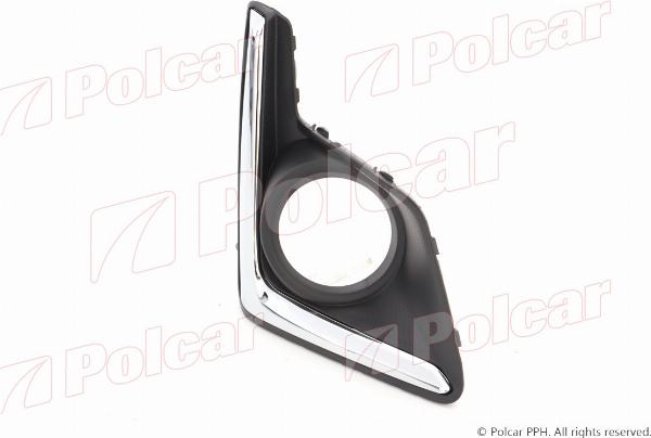 Polcar 72L12712 - Рама, протитуманні фари autocars.com.ua