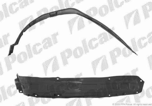 Polcar 7403FL-1 - Обшивка, колісна ніша autocars.com.ua