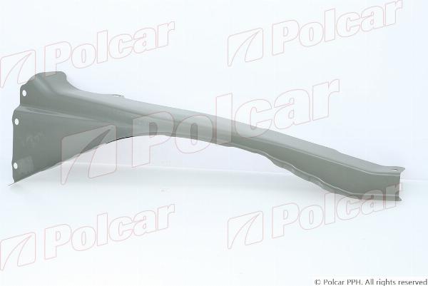 Polcar 75D102-8 - Кронштейн, кріплення крила autocars.com.ua