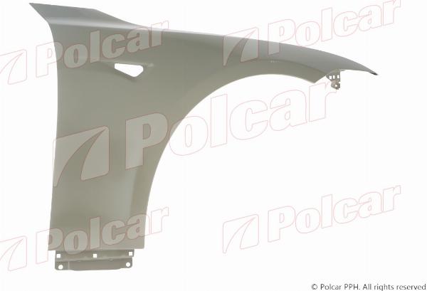 Polcar 75E102-Q - Крило autocars.com.ua