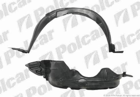 Polcar 8105FL-1 - Обшивка, колісна ніша autocars.com.ua