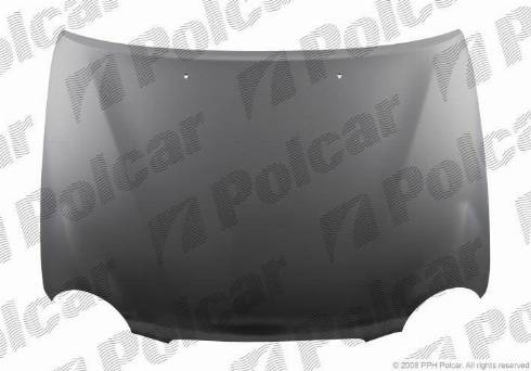 Polcar 811203 - Капот двигуна autocars.com.ua