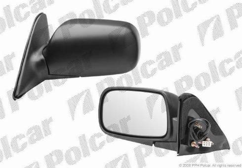 Polcar 8112514E - Зовнішнє дзеркало autocars.com.ua