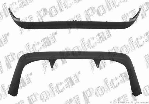 Polcar 811296-2 - Буфер, бампер autocars.com.ua