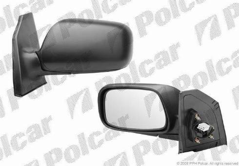 Polcar 8114516M - Зовнішнє дзеркало autocars.com.ua