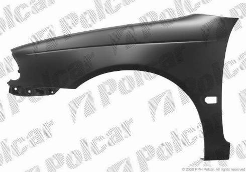 Polcar 812301 - Крило autocars.com.ua