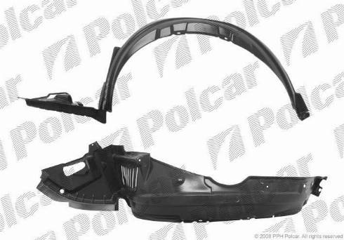 Polcar 8125FL-1 - Обшивка, колісна ніша autocars.com.ua