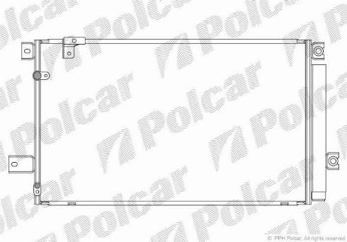 Polcar 8125K84K - Конденсатор, кондиціонер autocars.com.ua