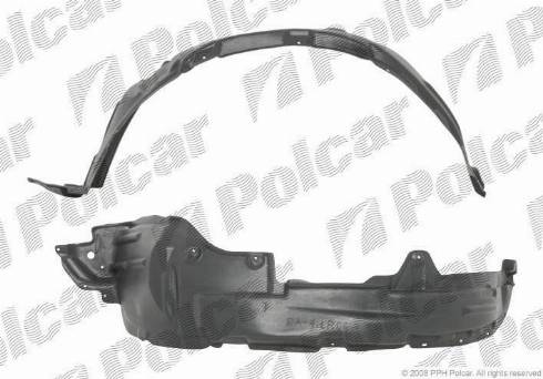 Polcar 8148FL-1 - Обшивка, колісна ніша autocars.com.ua