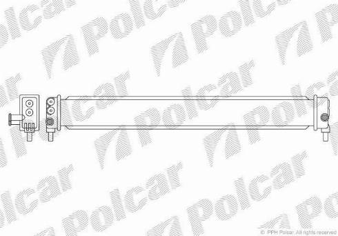 Polcar 8162083K - Радіатор, охолодження двигуна autocars.com.ua