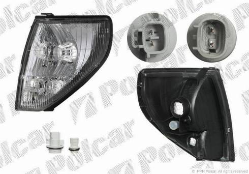 Polcar 8177193E - Фонарь указателя поворота avtokuzovplus.com.ua