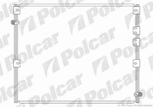 Polcar 8177K82K - Конденсатор кондиционера avtokuzovplus.com.ua