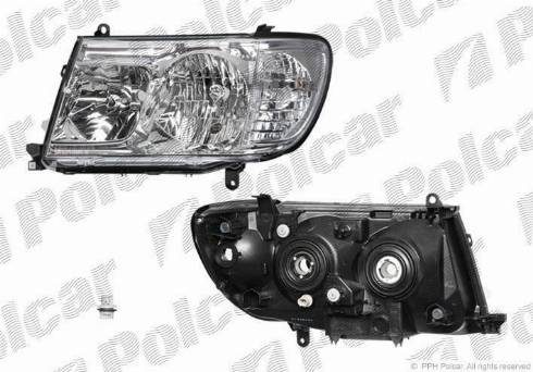 Polcar 8179092E - Основна фара autocars.com.ua