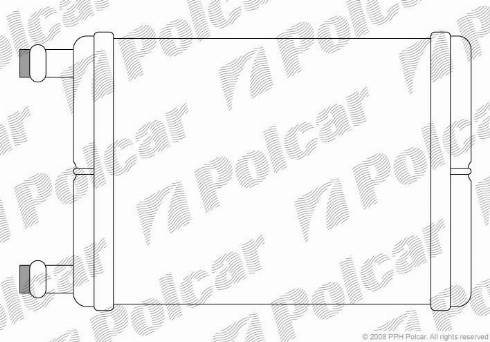 Polcar 8179N8-1 - Теплообменник, отопление салона avtokuzovplus.com.ua