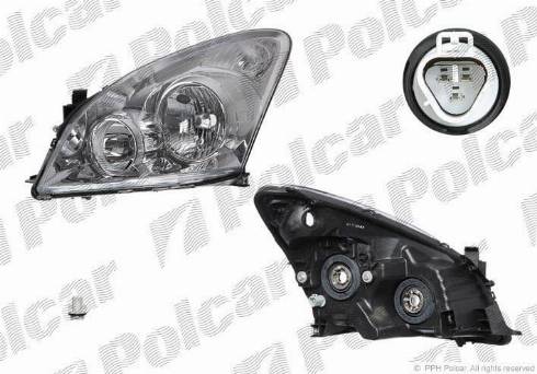 Polcar 818610-E - Основна фара autocars.com.ua