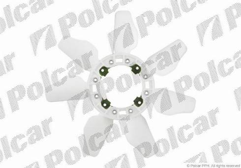 Polcar 819223F1 - Крильчатка вентилятора, охолодження двигуна autocars.com.ua