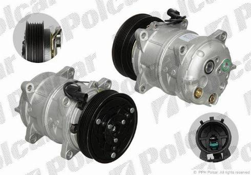 Polcar 9040KS-2 - Компрессор кондиционера avtokuzovplus.com.ua