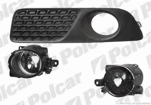 Polcar 907630-E - Противотуманная фара avtokuzovplus.com.ua