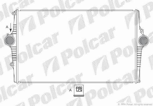 Polcar 9080J8-2 - Интеркулер autocars.com.ua