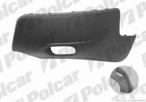 Polcar 909018 - Облицювання, бампер autocars.com.ua