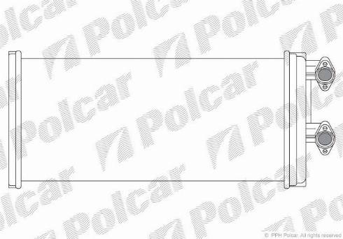 Polcar 9094N8-2 - Теплообменник, отопление салона avtokuzovplus.com.ua