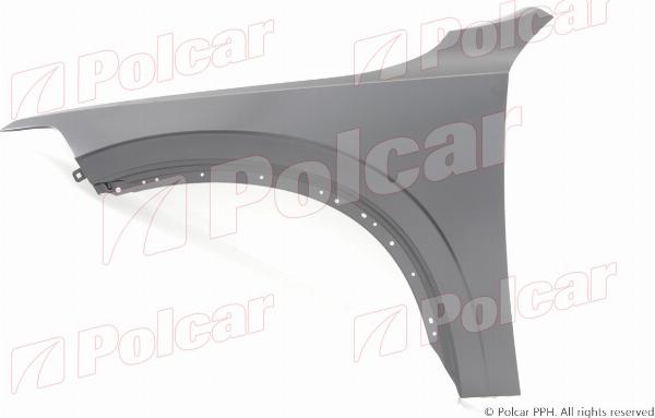 Polcar 90K101-Q - Крило autocars.com.ua