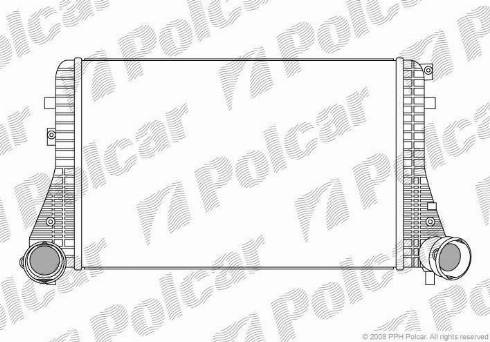 Polcar 9513J8-2 - Интеркулер autocars.com.ua