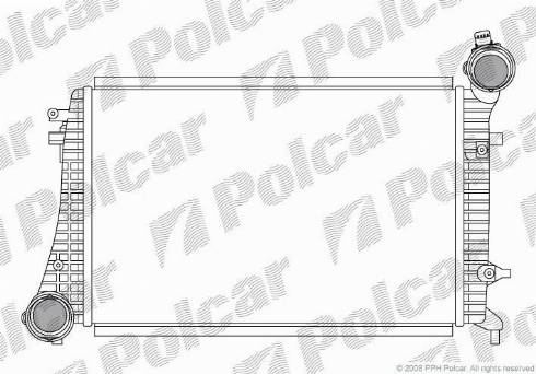 Polcar 9513J83X - Интеркулер autocars.com.ua