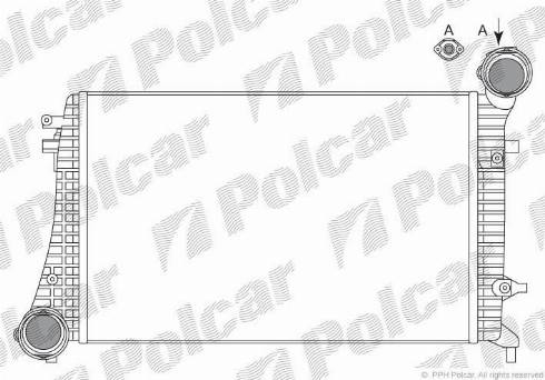 Polcar 9513J8-3 - Интеркулер autocars.com.ua