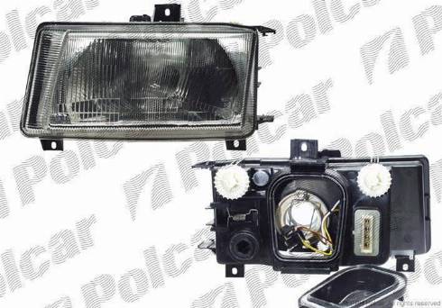 Polcar 9524096E - Основна фара autocars.com.ua