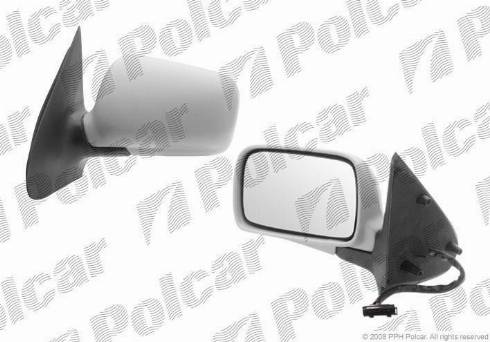 Polcar 9524516E - Зовнішнє дзеркало autocars.com.ua