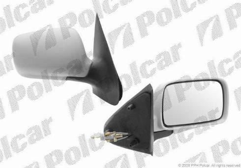 Polcar 9524522E - Зовнішнє дзеркало autocars.com.ua
